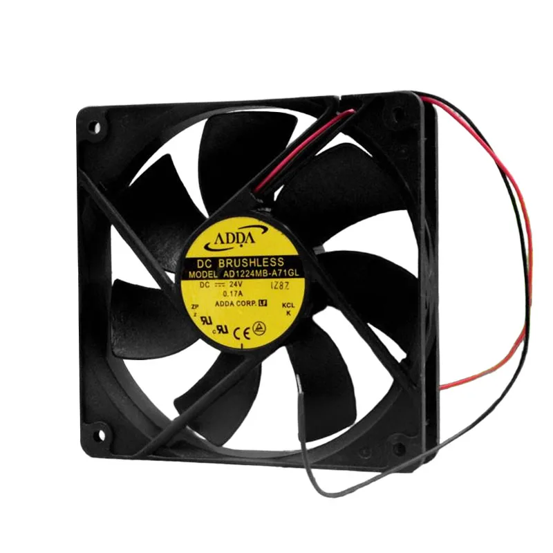 ORIGINAL AD1224MB-A71GL 24V 0.17A 12025 120*120*25mm NEW COOLING FAN RADIATOR
ORIGINAL AD1224MB-A71GL 24V 0.17A 12025 120*120*25mm NEW COOLING FAN RADIATOR