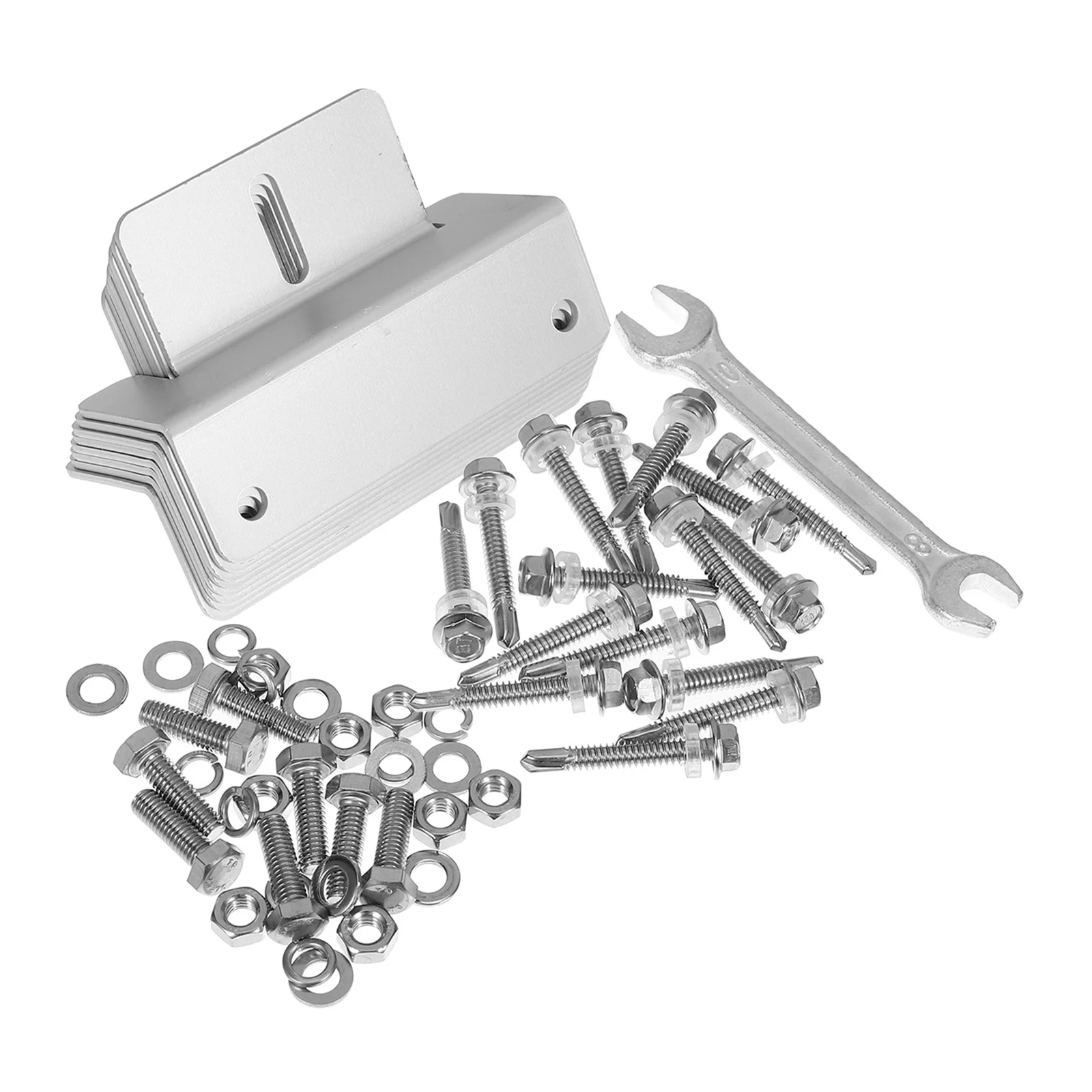 8 шт. Z-образных кронштейнов для солнечных панелей из алюминиевого сплава, прочный всепогодный монтажный комплект для крыши автофургона, простая установка
8 шт. Z-образных кронштейнов для солнечных панелей из алюминиевого сплава, прочный всепогодный монтажный комплект для крыши автофургона, простая установка