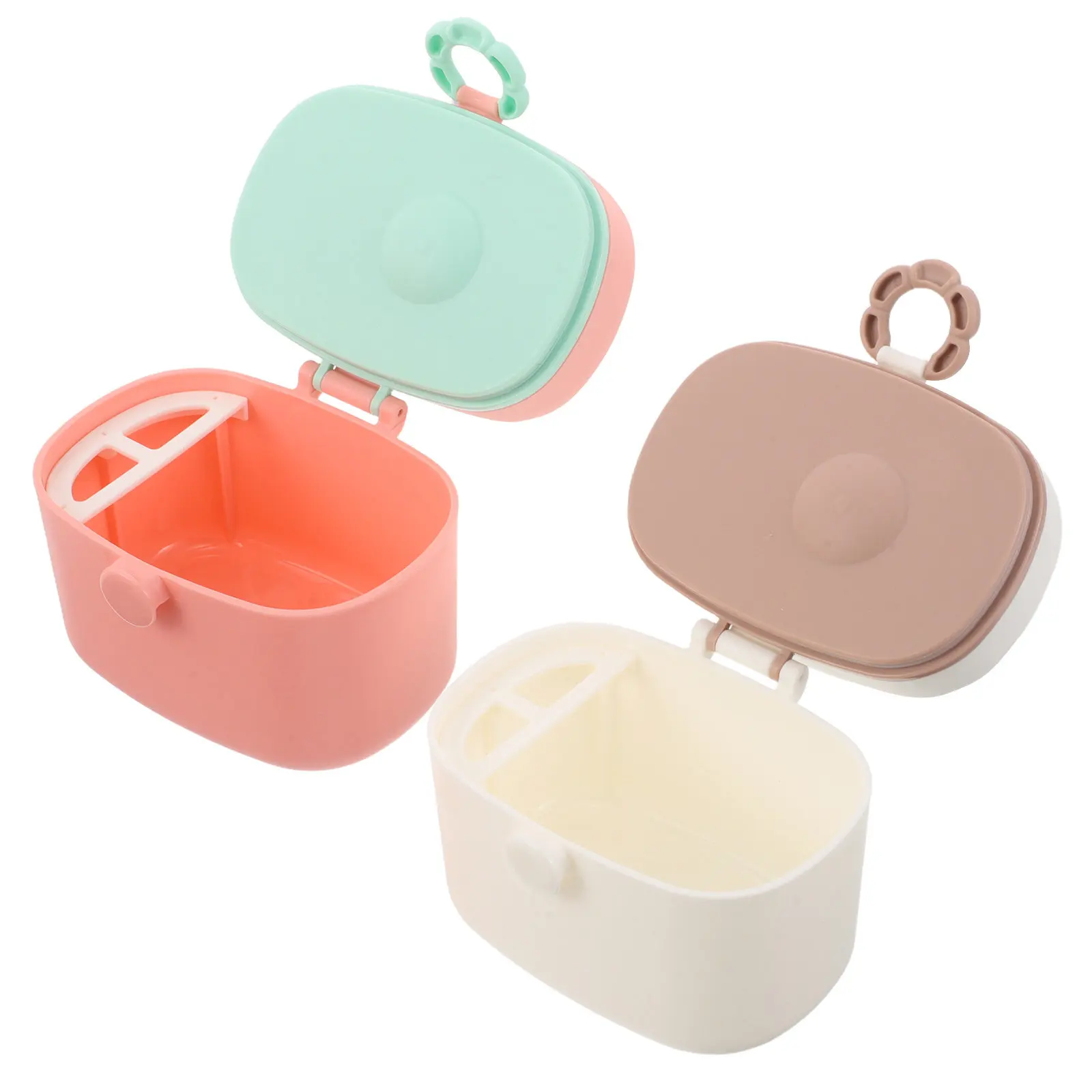 2Pcs Portable Baby Milk Dispenser Formula Container Compact Airtight Milk Powder Storage Box Travel Almond Blossom
2Pcs Portable Baby Milk Dispenser Formula Container Compact Airtight Milk Powder Storage Box Travel Almond Blossom