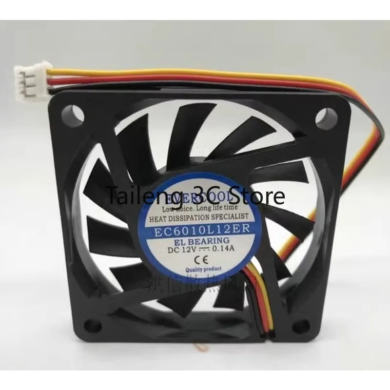 Original New Cooler Fan for EVERCOOL EC6010L12ER DC12V 0.14A 3-wire Silent Fan 6010 60*60*10mm
Original New Cooler Fan for EVERCOOL EC6010L12ER DC12V 0.14A 3-wire Silent Fan 6010 60*60*10mm