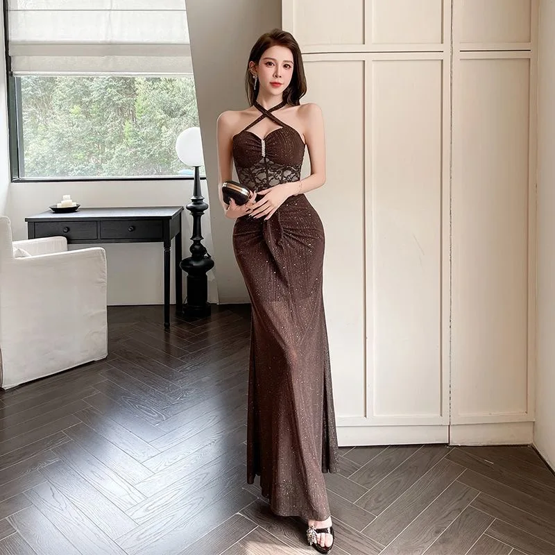S-012French Niche Dresses New Satin Bridal Premium Toast Dress Engagement Evening Dress Purple
S-012French Niche Dresses New Satin Bridal Premium Toast Dress Engagement Evening Dress Purple