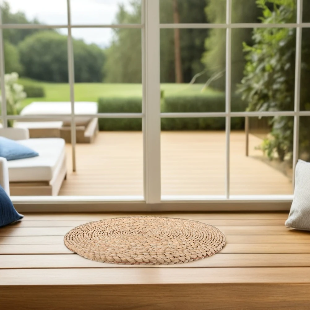 2pcs Straw Seat Cushion Round Floor Pads for Yoga Meditation Prayer Tatami Bay Window Cushions Comfortable Natural
2pcs Straw Seat Cushion Round Floor Pads for Yoga Meditation Prayer Tatami Bay Window Cushions Comfortable Natural
