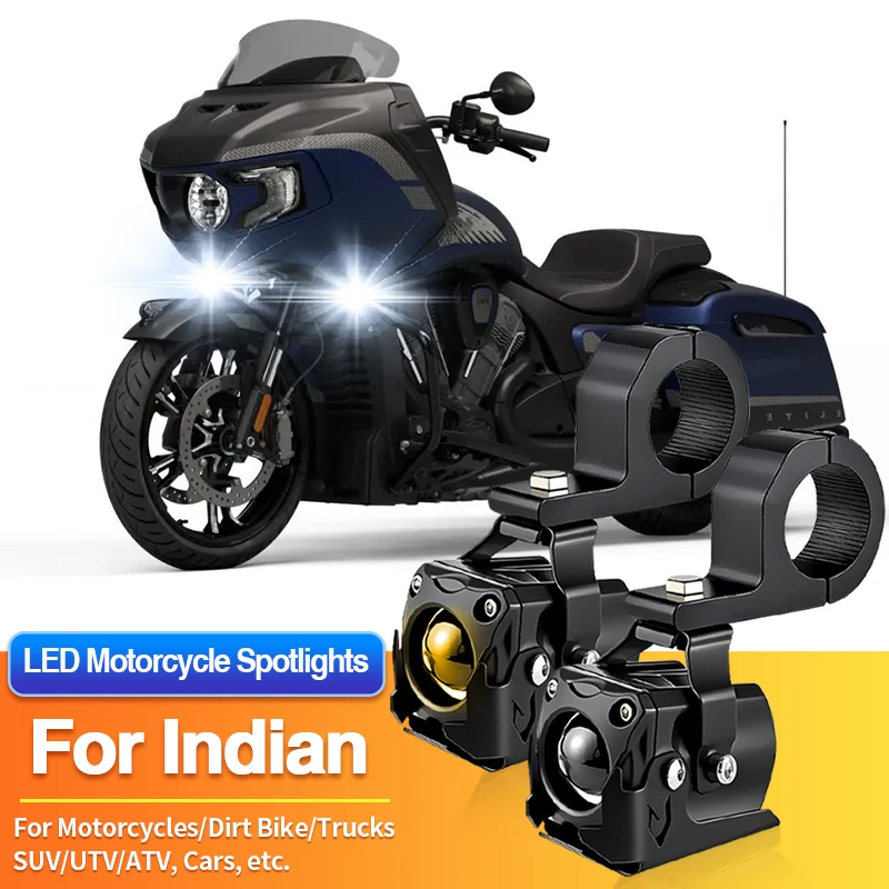 1/2PC LED Universal Motorcycles Headlight 2 Color Fog Light UTV ATV for Indian Challenger/Chief/Chieftain/FTR/Pursuit/Roadmaster
1/2PC LED Universal Motorcycles Headlight 2 Color Fog Light UTV ATV for Indian Challenger/Chief/Chieftain/FTR/Pursuit/Roadmaster