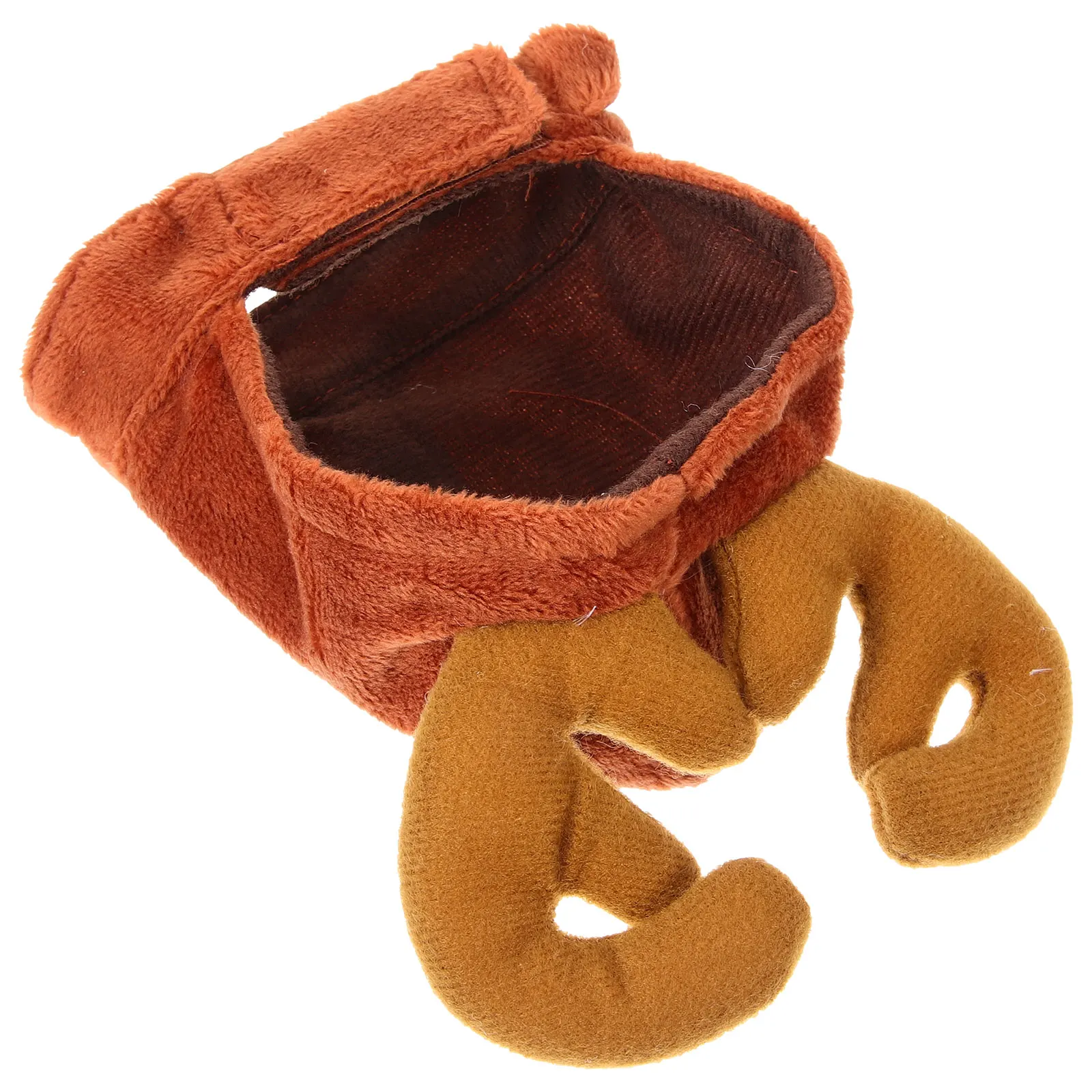 Pet Headwear Soft Material Costume Elk Headpiece Xmas Dog Cap Cat Hat Pet Costume Cartoon Dog Cap Small Dogs Brown Hat B02305
Pet Headwear Soft Material Costume Elk Headpiece Xmas Dog Cap Cat Hat Pet Costume Cartoon Dog Cap Small Dogs Brown Hat B02305