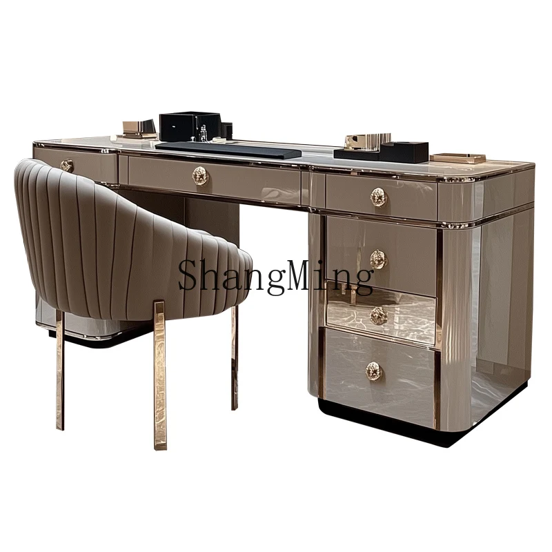 CL high-grade luxury stone bedroom dresser chest cabinet integrated makeup table villa bedside light luxury new
CL high-grade luxury stone bedroom dresser chest cabinet integrated makeup table villa bedside light luxury new
