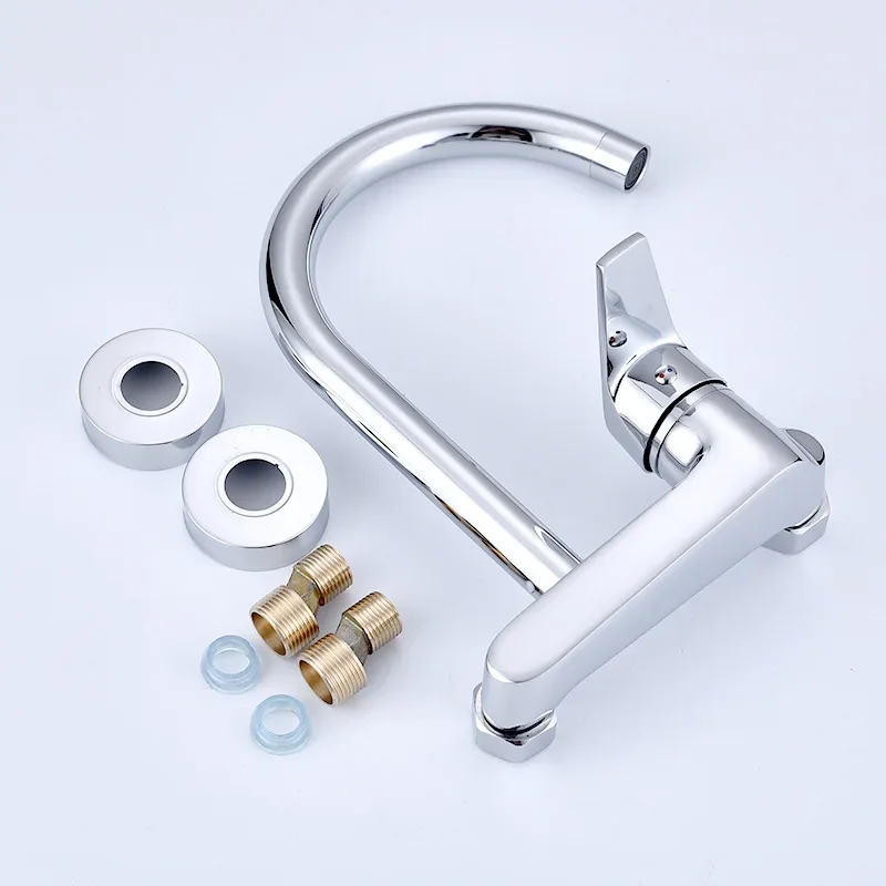Brass Chrome Kitchen Faucet Wall Mounted Cold Hot Water Mixer Balcony Washing Mop Basin Bibcock Tap Swivel Spout Mop Pool Tap
Brass Chrome Kitchen Faucet Wall Mounted Cold Hot Water Mixer Balcony Washing Mop Basin Bibcock Tap Swivel Spout Mop Pool Tap