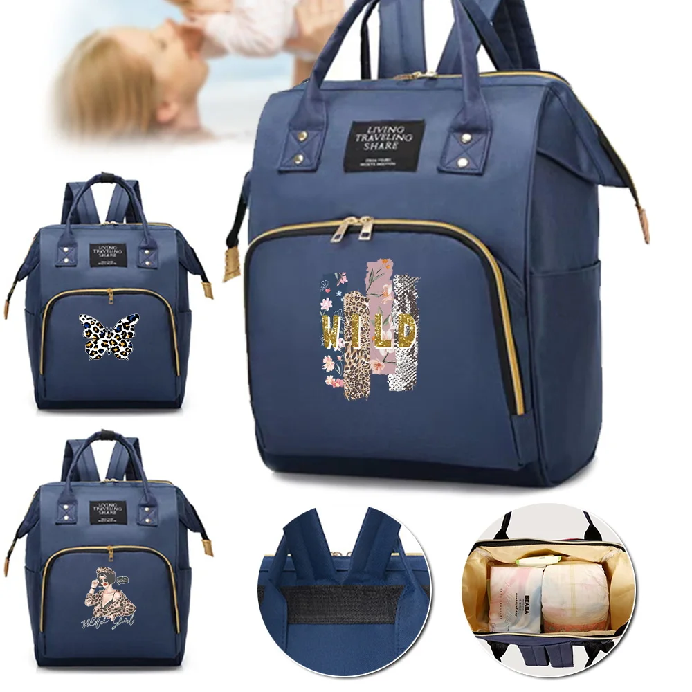 Wild Printing Portable Mommy Pack Large Capacity Multifunctional Compartments Backpack Casual Travel Storage Double Shoulder Bag
Wild Printing Portable Mommy Pack Large Capacity Multifunctional Compartments Backpack Casual Travel Storage Double Shoulder Bag