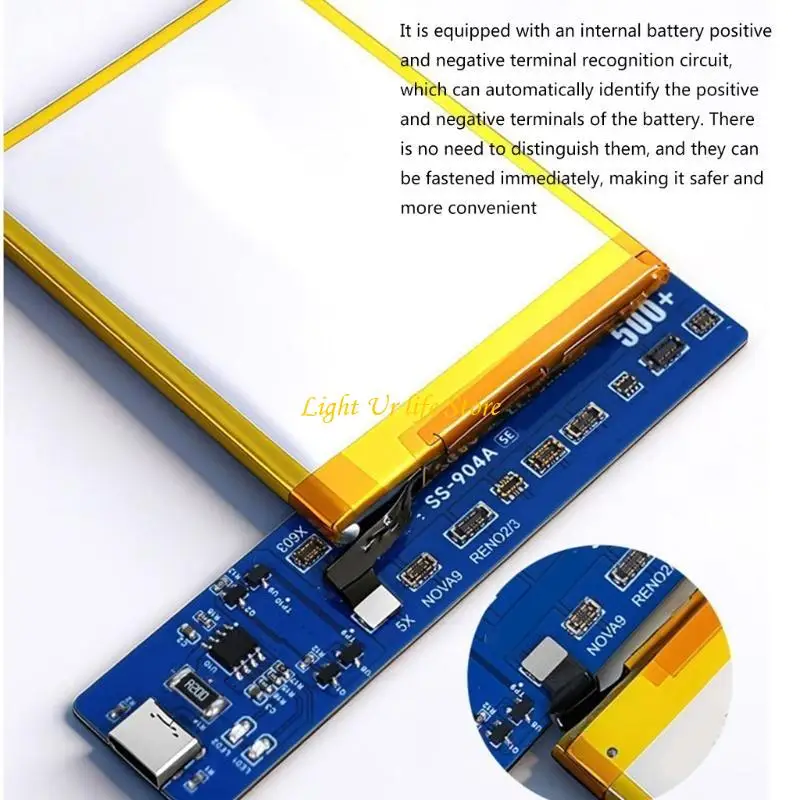 63HA Universal Mobile Battery Reactivation Power Reactivation Device For Repair Experts Safe Restoration Tool For Dead Cell
63HA Universal Mobile Battery Reactivation Power Reactivation Device For Repair Experts Safe Restoration Tool For Dead Cell