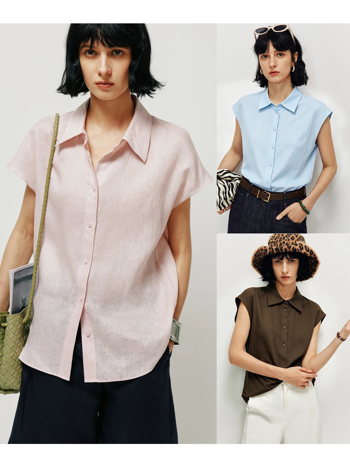 Comfortable Wide Shoulder Linen Shirt Loose Slimming Women's Casual Fashion Top Breathable Spring Summer Autumn Seasonal Wear
Comfortable Wide Shoulder Linen Shirt Loose Slimming Women's Casual Fashion Top Breathable Spring Summer Autumn Seasonal Wear