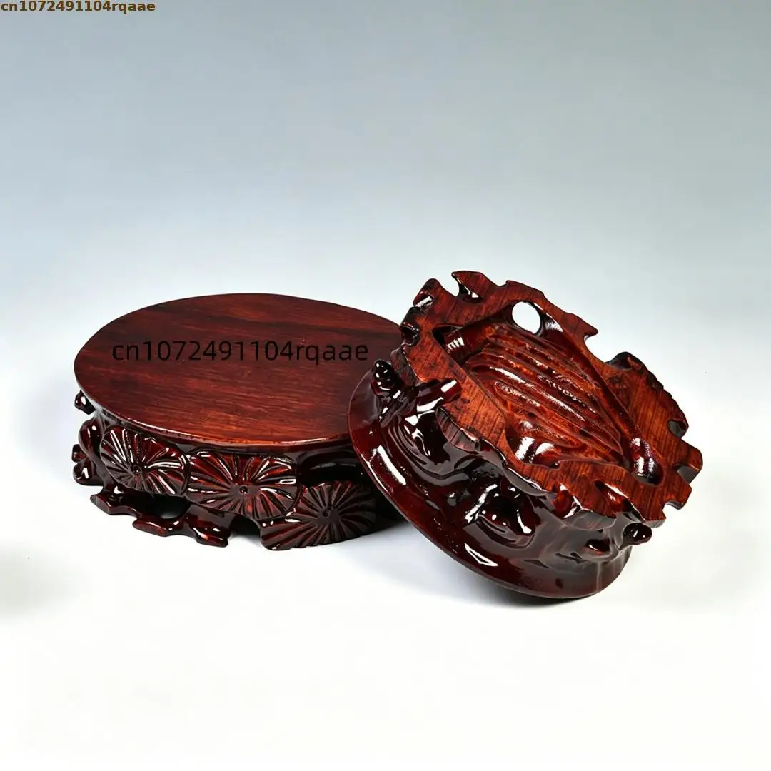 Carved Round Solid Wood Base Wooden Display Stand for Vase Teapot Buddha Statue Crystal Stone Bonsai Pot Home Decor Pedestal
Carved Round Solid Wood Base Wooden Display Stand for Vase Teapot Buddha Statue Crystal Stone Bonsai Pot Home Decor Pedestal