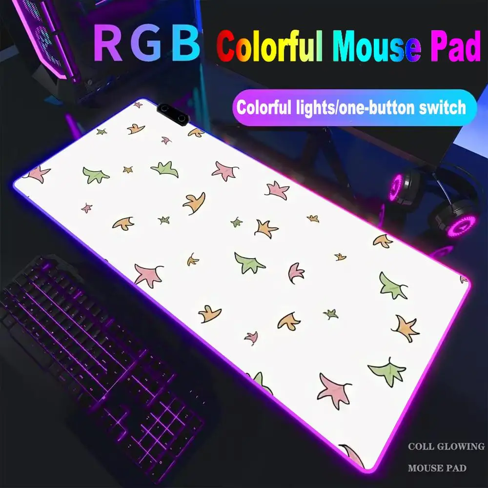 Leaves Mouse Pad High-end E-sports Mouse Pad Mouse Pad RGB Mouse Pad LED Pc Large Student Writing Pad Gamer Luminous Desk Ma
Leaves Mouse Pad High-end E-sports Mouse Pad Mouse Pad RGB Mouse Pad LED Pc Large Student Writing Pad Gamer Luminous Desk Ma