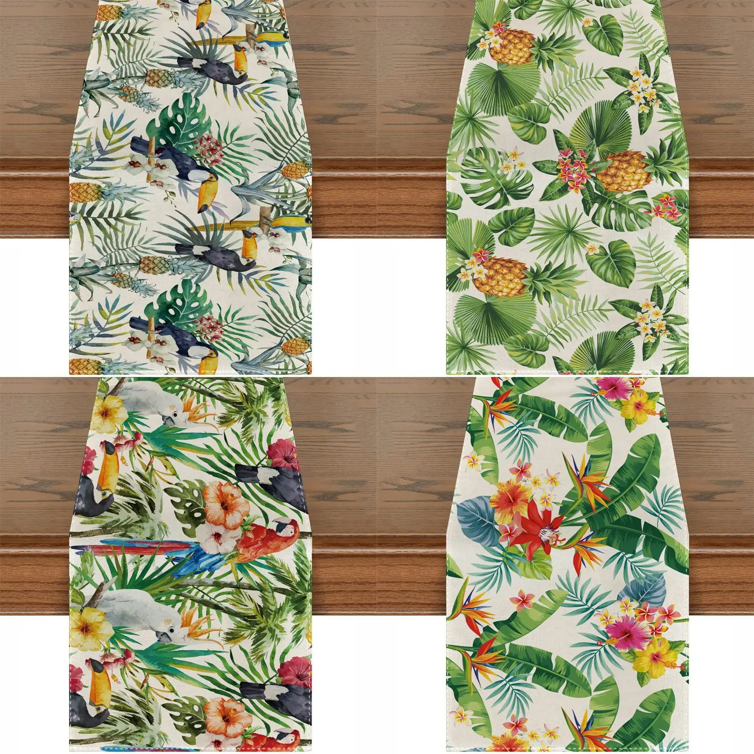 2024 Popular Tropical Palm Leaves plant linen printed table runner Hawaiian Summer Table flag Table decoration and accessories
2024 Popular Tropical Palm Leaves plant linen printed table runner Hawaiian Summer Table flag Table decoration and accessories