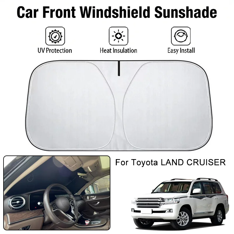 Foldable Car Windshield Sun Shade UV Block Heat Insulation For Toyota LAND CRUISER Interior Protection Accessories
Foldable Car Windshield Sun Shade UV Block Heat Insulation For Toyota LAND CRUISER Interior Protection Accessories