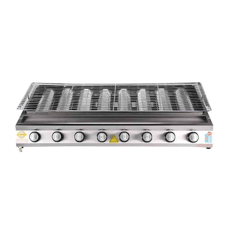 Commercial Use Barbecue 8 Ceramic Burners Smokeless BBQ Outdoor Picnic Barbecue Cooker Stainless Steel Cover
Commercial Use Barbecue 8 Ceramic Burners Smokeless BBQ Outdoor Picnic Barbecue Cooker Stainless Steel Cover