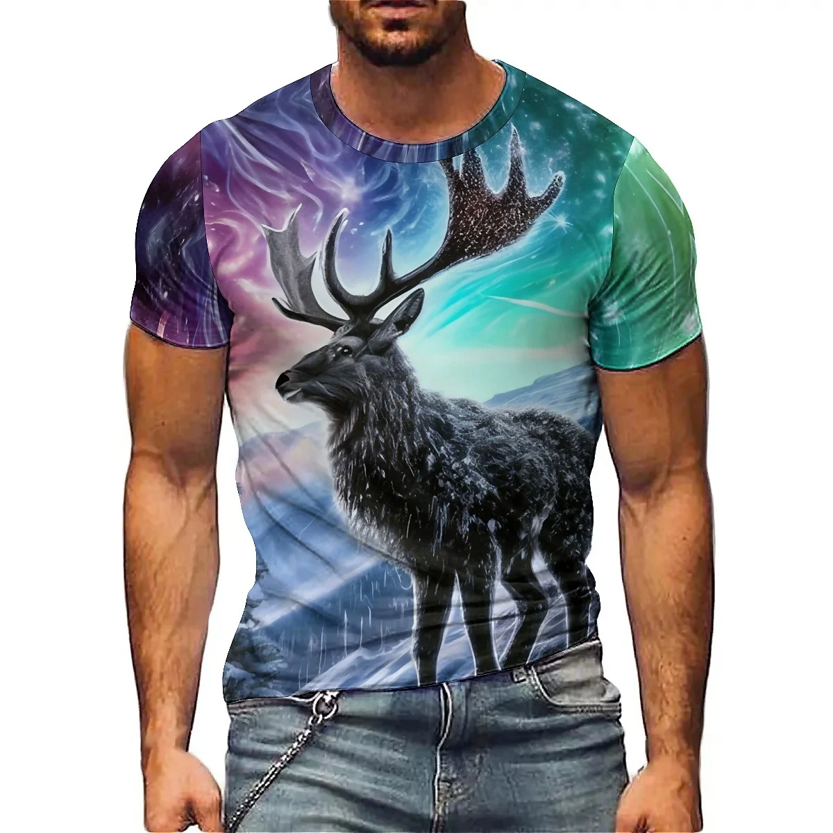 Holiday Outfit Retro Design Men's 3D Printed Short-Sleeve T-Shirt - Men's High-Quality Printing, Smooth Fabric
Holiday Outfit Retro Design Men's 3D Printed Short-Sleeve T-Shirt - Men's High-Quality Printing, Smooth Fabric