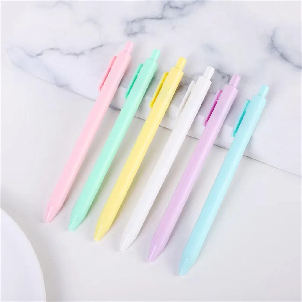 0.5mm 5 Colors Macaron Cute Multicolor Neutral Gel Press Ballpoint Pen Children Gift Writing Stationery School Office Supplies
0.5mm 5 Colors Macaron Cute Multicolor Neutral Gel Press Ballpoint Pen Children Gift Writing Stationery School Office Supplies
