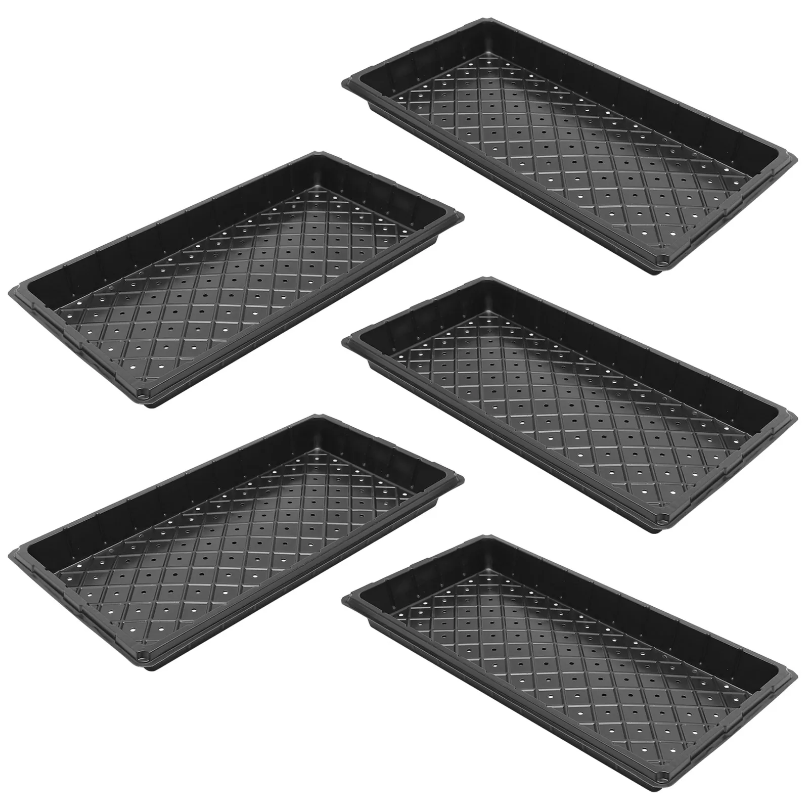 5pcs Germination Trays Durable Plastic Plant Starter Cultivation Nursery Seedling Trays Smooth Surface Safe Usage Gardening
5pcs Germination Trays Durable Plastic Plant Starter Cultivation Nursery Seedling Trays Smooth Surface Safe Usage Gardening