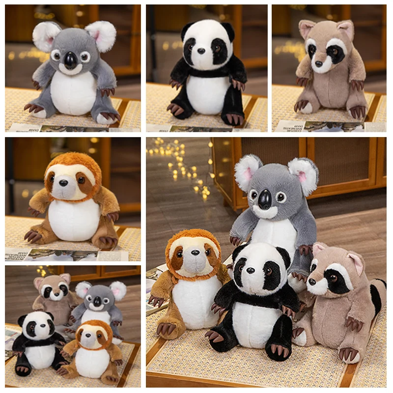 New Soft Plush Baby Toy Kawaii Sloth Stuffed Panda Raccoon Koala Plushies Doll Cuddly Appease Soft Kids Toys for Children
New Soft Plush Baby Toy Kawaii Sloth Stuffed Panda Raccoon Koala Plushies Doll Cuddly Appease Soft Kids Toys for Children