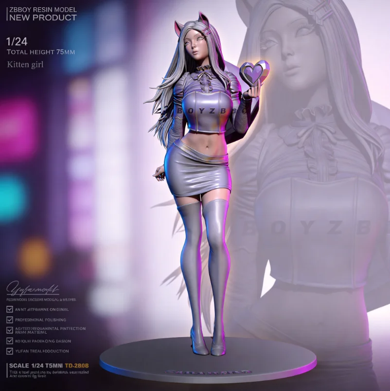 1/24 Resin beauty model kit self-coloring and assembly TD-2848
1/24 Resin beauty model kit self-coloring and assembly TD-2848
