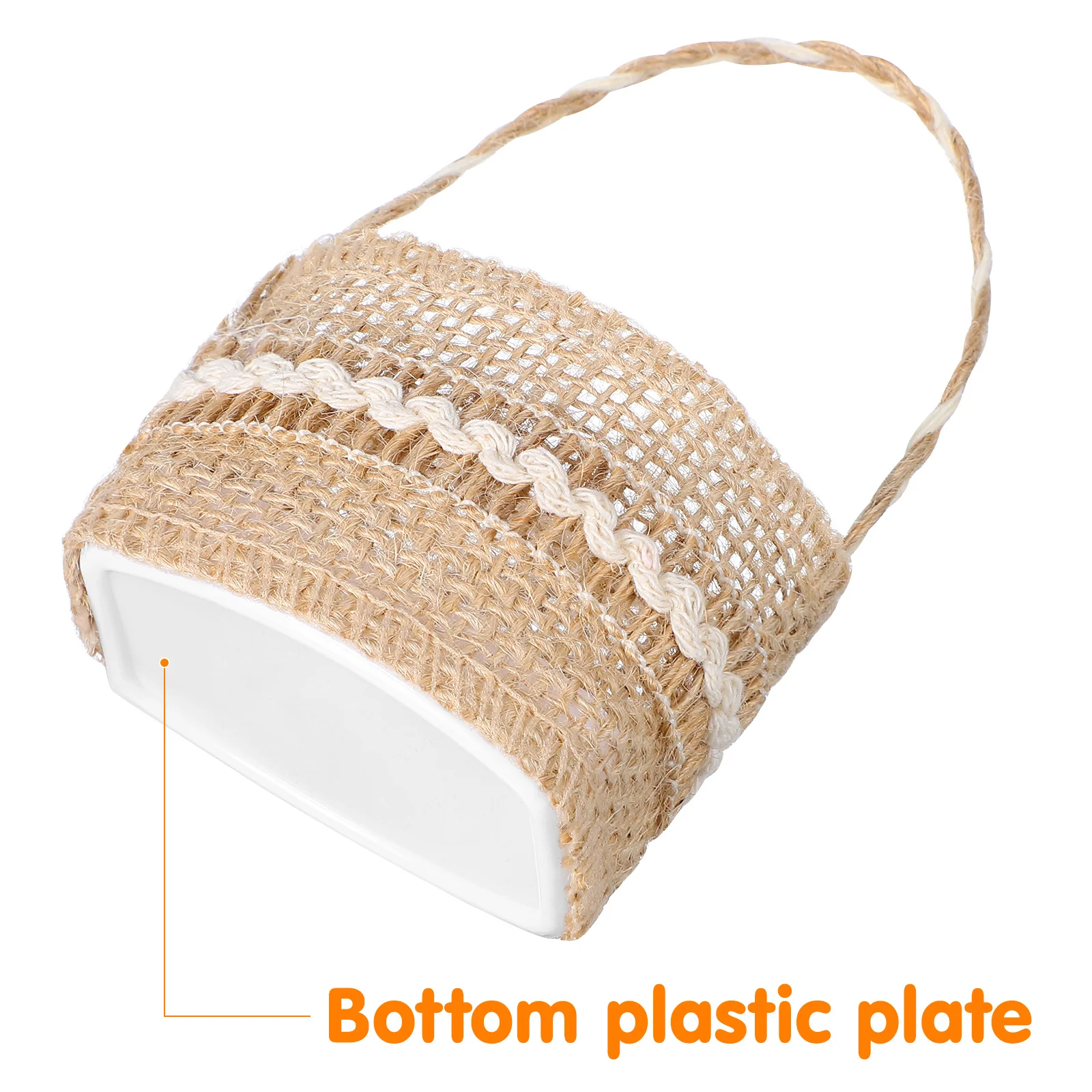 4Pcs Wedding Linen Basket Burlap Candy Holder Lightweight Gift Bag for Flowers Party Favors Banquet Decoration
4Pcs Wedding Linen Basket Burlap Candy Holder Lightweight Gift Bag for Flowers Party Favors Banquet Decoration