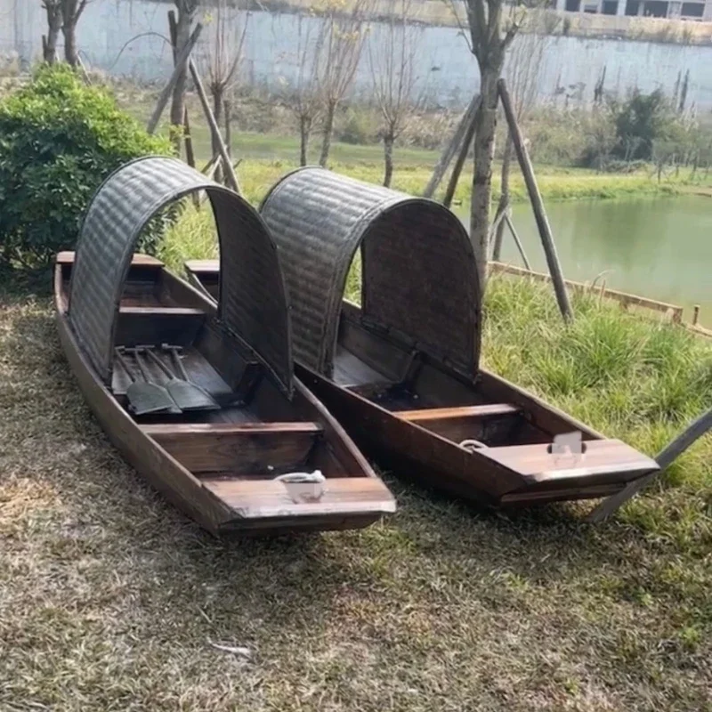Antique Wooden Boat Outdoor Real Wooden Boat Water Sightseeing Dining Decoration Landscape Photo Prop Decorations
Antique Wooden Boat Outdoor Real Wooden Boat Water Sightseeing Dining Decoration Landscape Photo Prop Decorations