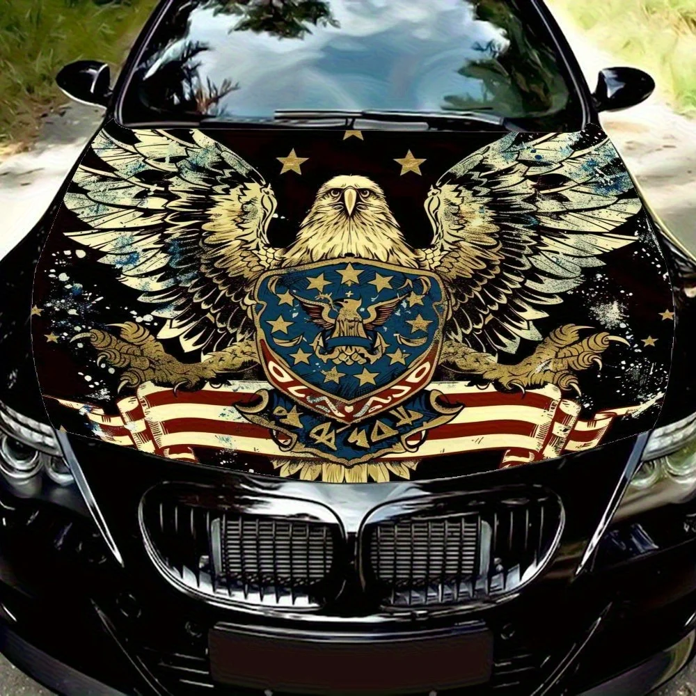 Patriotic Eagle Car Hood Wrap - PVC Decal Sticker For Trucks, Bonnets & Cars, Universal Fit, Stylish Graphic Design, Vehicle Dec
Patriotic Eagle Car Hood Wrap - PVC Decal Sticker For Trucks, Bonnets & Cars, Universal Fit, Stylish Graphic Design, Vehicle Dec