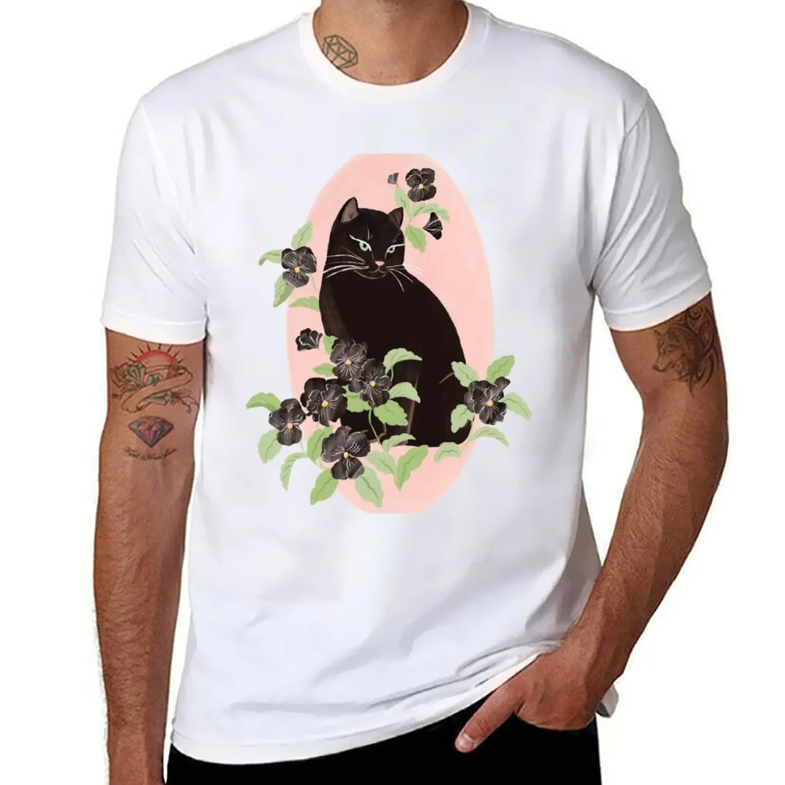 Футболка «Черный кот и братки», мужские футболки высокого качества, роскошные брендовые мужские футболки с рисунком, футболки с принтами
Футболка «Черный кот и братки», мужские футболки высокого качества, роскошные брендовые мужские футболки с рисунком, футболки с принтами