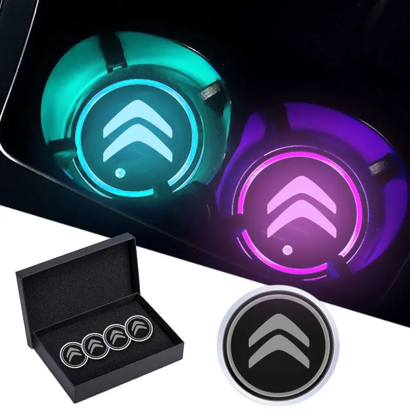 Car Logo LED Luminous Water Cup Coaster Colorful Coaster Lamps For Citroen C1 C3 C4 C5 C6 2CV VTS Picasso Cross Cactus C4L DS3
Car Logo LED Luminous Water Cup Coaster Colorful Coaster Lamps For Citroen C1 C3 C4 C5 C6 2CV VTS Picasso Cross Cactus C4L DS3