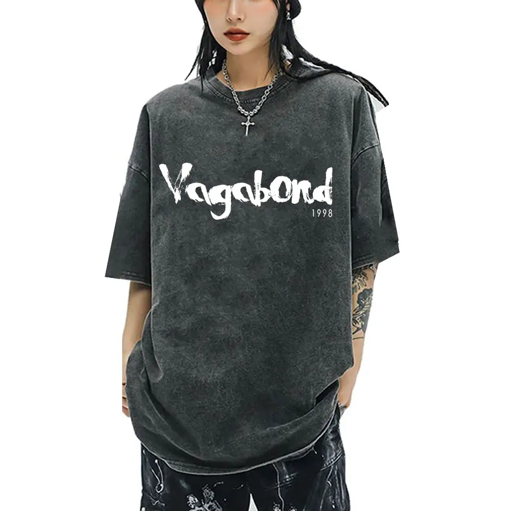 Washed Vintage Anime Vinland Saga Miyamoto Musashi Merch T Shirt Men's Women Fashion Casual Oversized T-shirts Manga Streetwear
Washed Vintage Anime Vinland Saga Miyamoto Musashi Merch T Shirt Men's Women Fashion Casual Oversized T-shirts Manga Streetwear