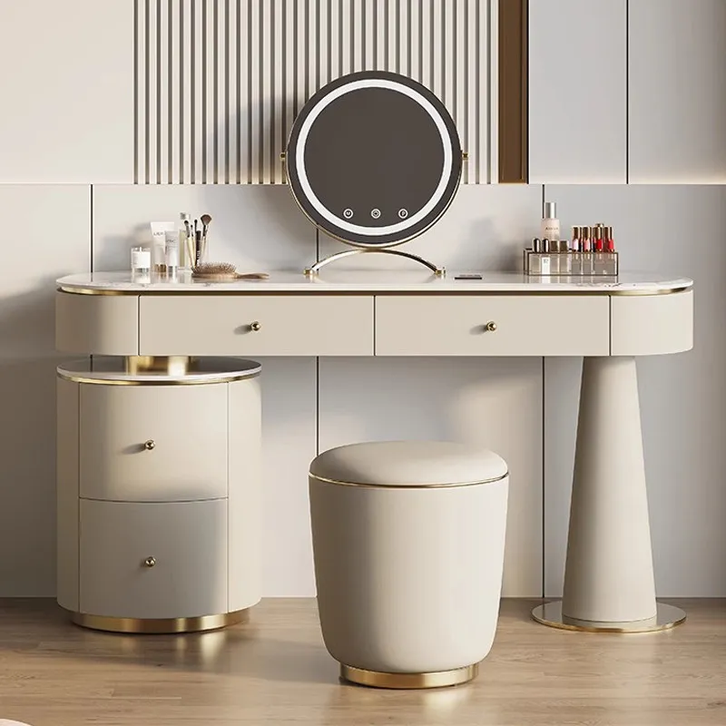 Women Bedroom Vanity Table Makeup Storage Modern Coffee Computer Dressing Table Luxury Bedside Penteadeira Trendy Furniture
Women Bedroom Vanity Table Makeup Storage Modern Coffee Computer Dressing Table Luxury Bedside Penteadeira Trendy Furniture