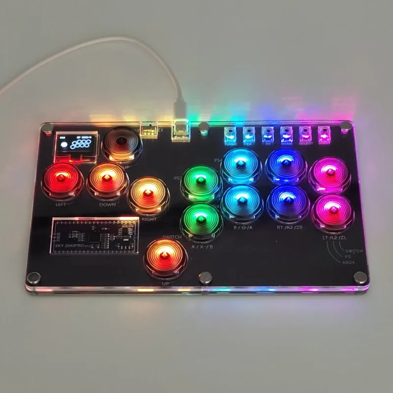 For Hitbox Style Arcade Fight Stick 13-Key Fighting Game Controller for PS5/Steam/PC Hot Swap Game Keyboard Accessories
For Hitbox Style Arcade Fight Stick 13-Key Fighting Game Controller for PS5/Steam/PC Hot Swap Game Keyboard Accessories