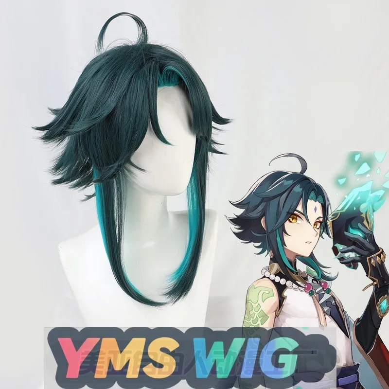 【YMS WIG】Genshin Impact Xiang Косплей Парик Защита путешественника Yasha Mantis Nest Effect Обратный завиток на складе 
【YMS WIG】Genshin Impact Xiang Косплей Парик Защита путешественника Yasha Mantis Nest Effect Обратный завиток на складе