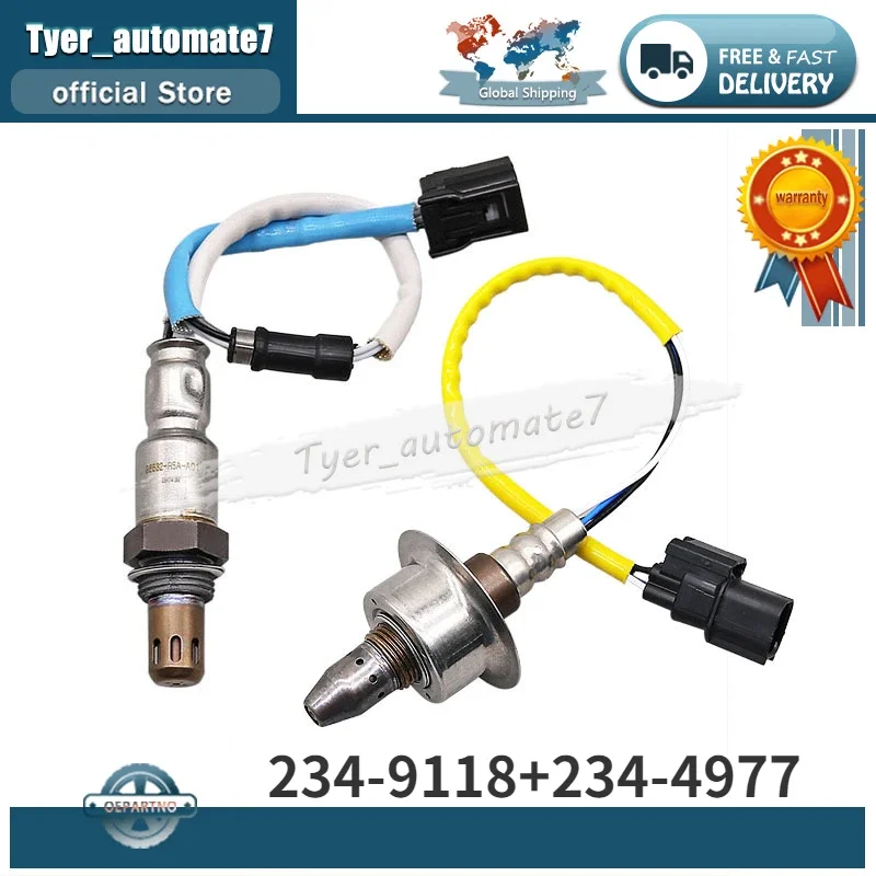 2 шт. кислородный лямбда-зонд O2 вверх и вниз 234-9118 234-4977 для 2014 HONDA CRV 2.4L
2 шт. кислородный лямбда-зонд O2 вверх и вниз 234-9118 234-4977 для 2014 HONDA CRV 2.4L