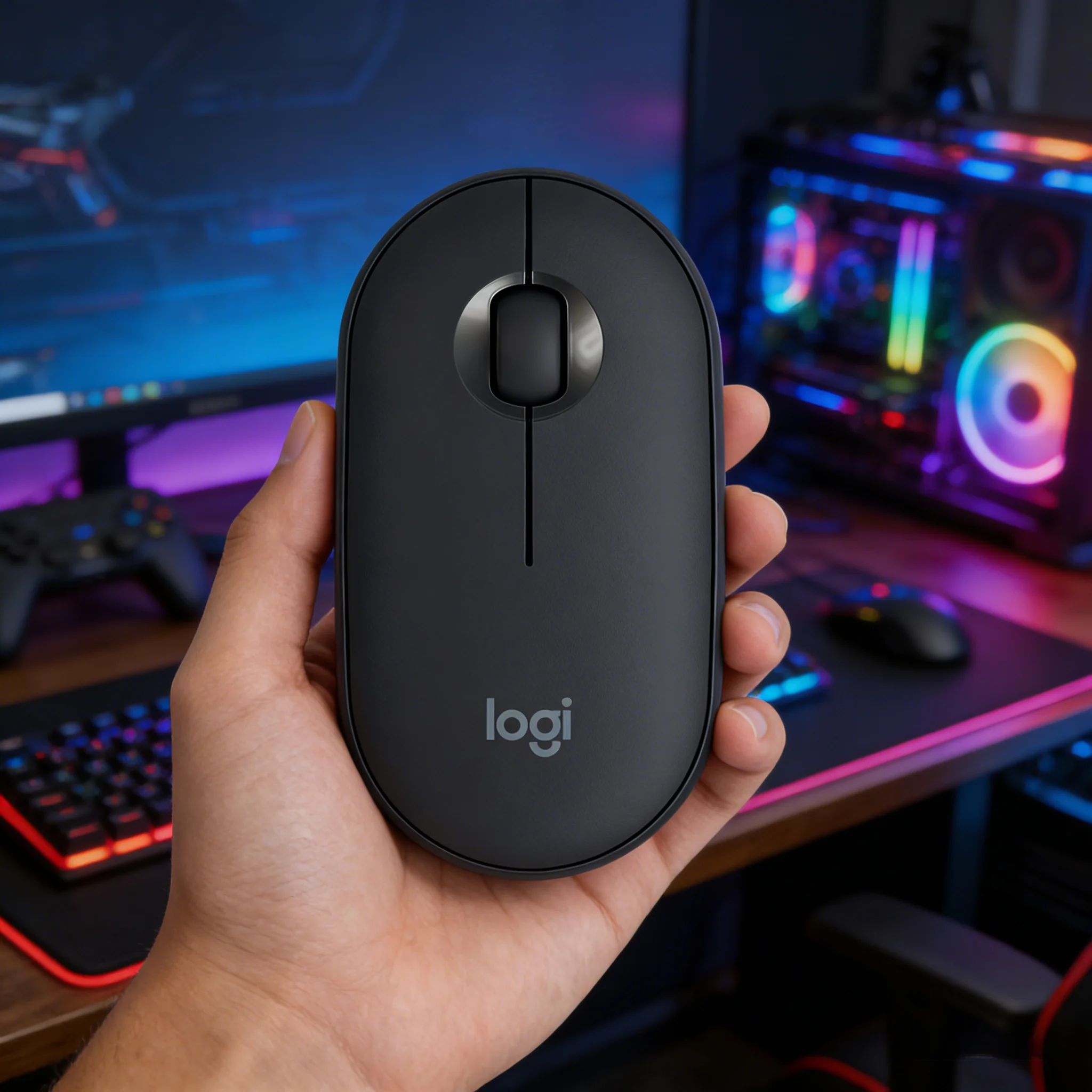 Logitech M350 Pebble Wireless Mouse Bluetooth 2.4G Dual Mode Silent Slim Portable Mouse for Laptop PC
Logitech M350 Pebble Wireless Mouse Bluetooth 2.4G Dual Mode Silent Slim Portable Mouse for Laptop PC