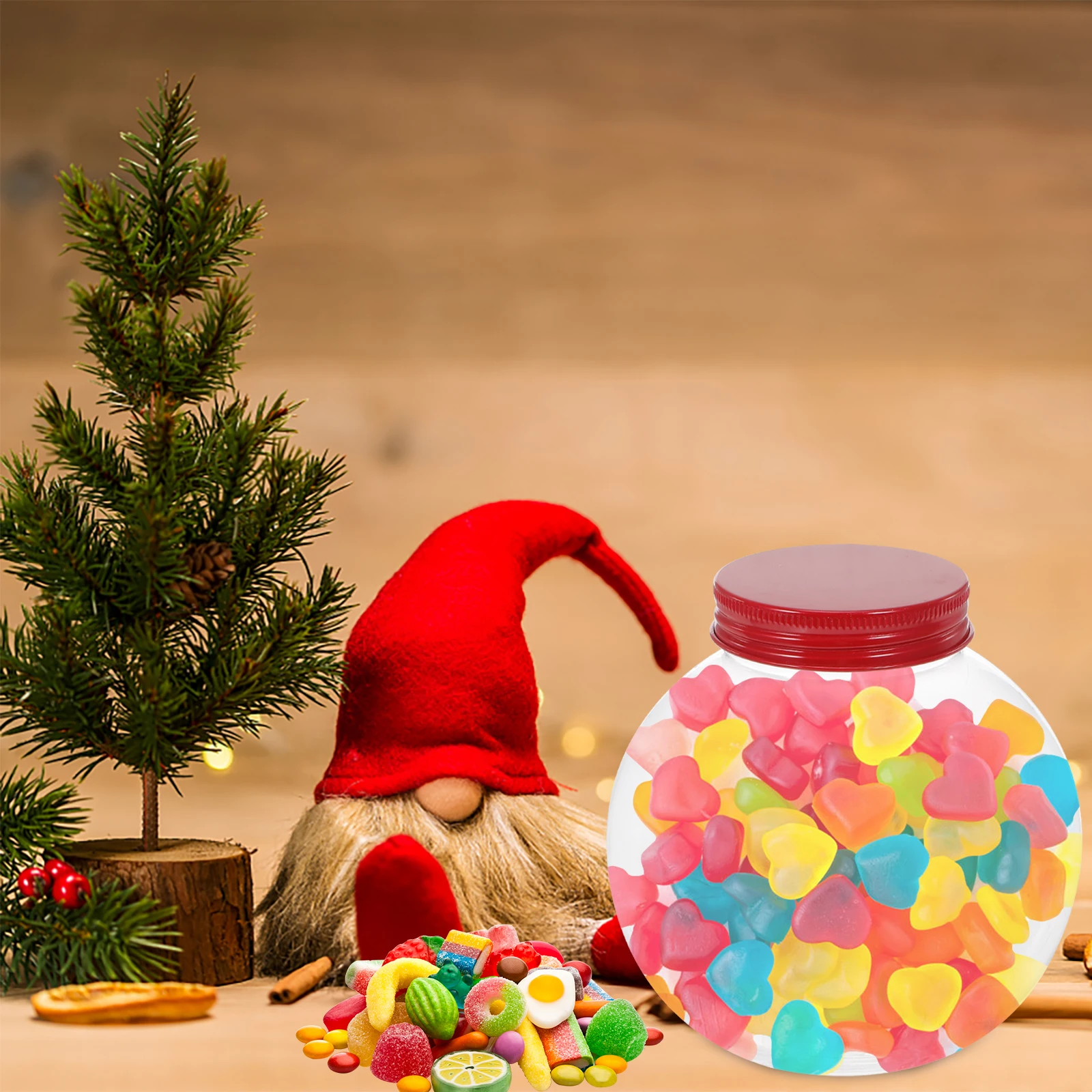 5pcs Ball Shaped Candy Jars Gifts Transparent Design for Small Gifts Crafts Chocolate Christmas Party Supplies Wedding Baby
5pcs Ball Shaped Candy Jars Gifts Transparent Design for Small Gifts Crafts Chocolate Christmas Party Supplies Wedding Baby
