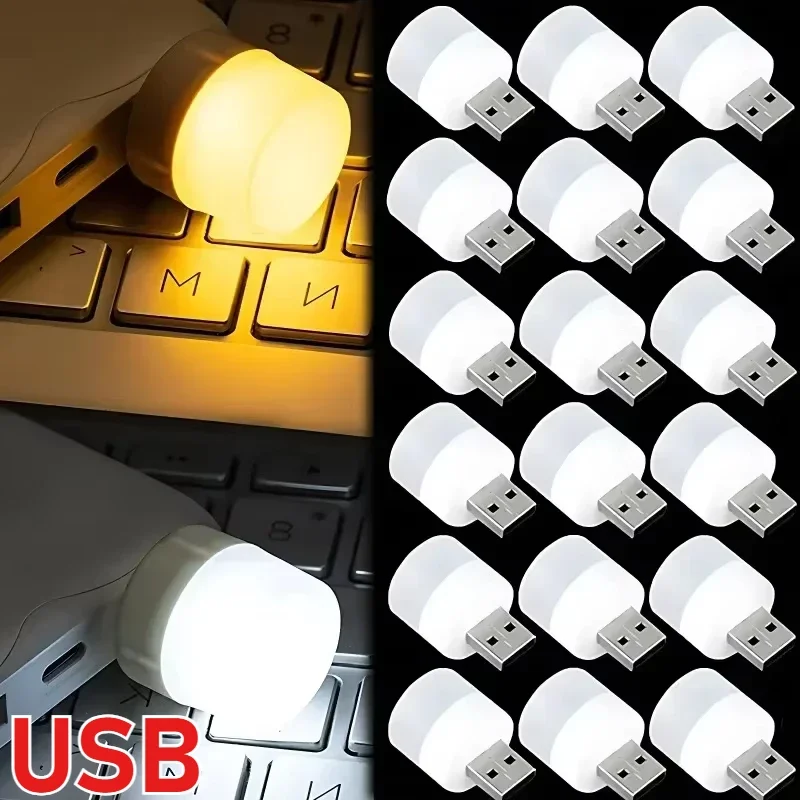 Mini USB Night Light Bulb Warm White Eye Protection Reading Light Bedside Atmosphere Lamp PC Mobile Charging LED Light
Mini USB Night Light Bulb Warm White Eye Protection Reading Light Bedside Atmosphere Lamp PC Mobile Charging LED Light