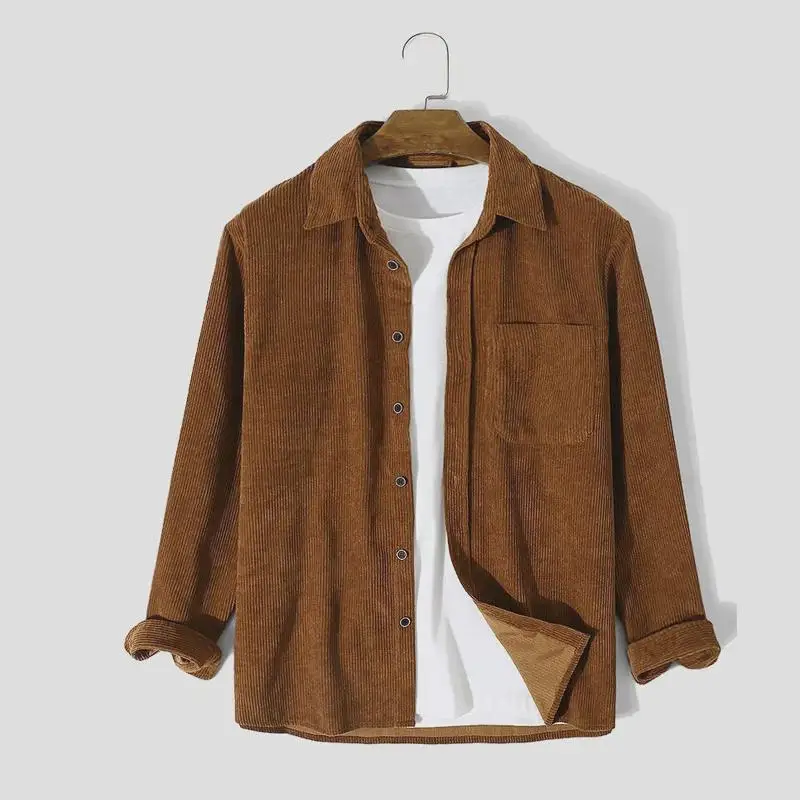 Corduroy Long Sve irt Color irt Ice Sensation Thiened Fce ly Men's Busin Casual Pure Color Zipper Closure
Corduroy Long Sve irt Color irt Ice Sensation Thiened Fce ly Men's Busin Casual Pure Color Zipper Closure