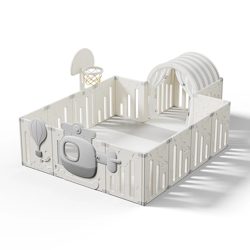 Toddler Play Yard Safety-Feature Baby Playpen Indoor Playground with Sturdy Fence Area Kids Activity Play Center Tent
Toddler Play Yard Safety-Feature Baby Playpen Indoor Playground with Sturdy Fence Area Kids Activity Play Center Tent