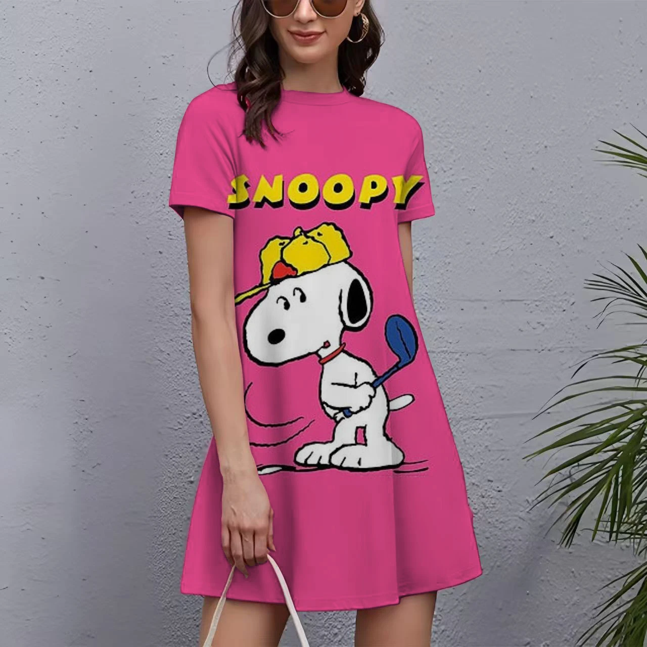 Snoopy print Dresses For Women Fashion Short Sleeve A-Line Dress Summer O-Neck Ladies Loose Plus Size Clothing 3XL
Snoopy print Dresses For Women Fashion Short Sleeve A-Line Dress Summer O-Neck Ladies Loose Plus Size Clothing 3XL