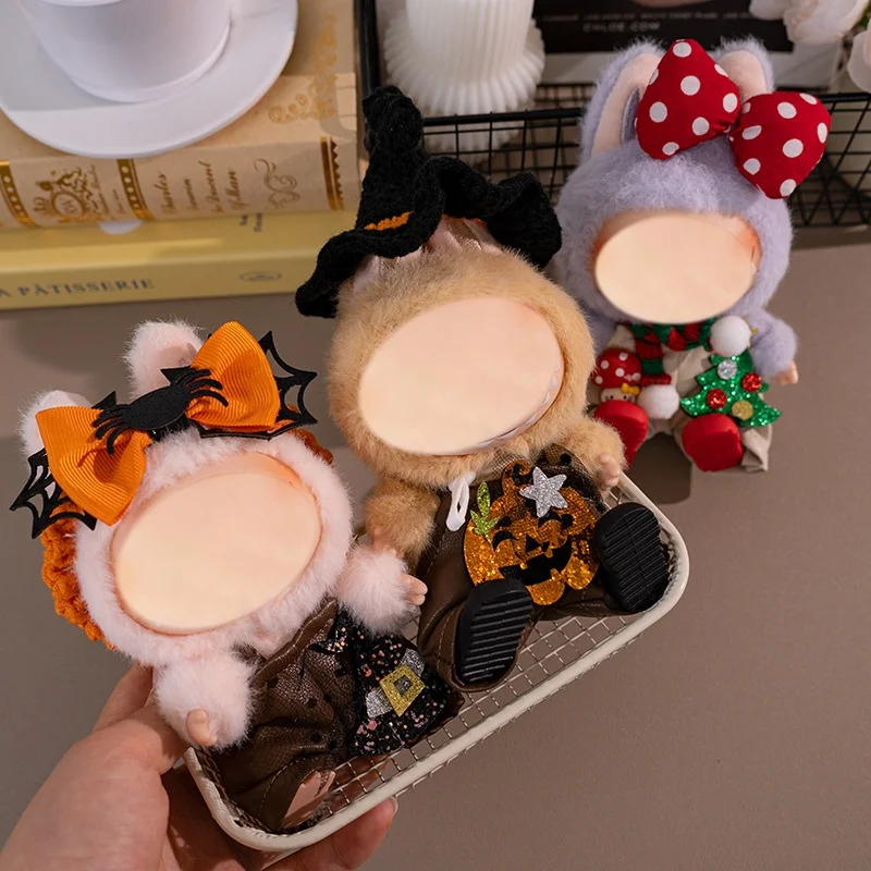 Vinyl doll clothing macaron series Halloween and Christmas 17 cm mini doll clothing Overalls
Vinyl doll clothing macaron series Halloween and Christmas 17 cm mini doll clothing Overalls