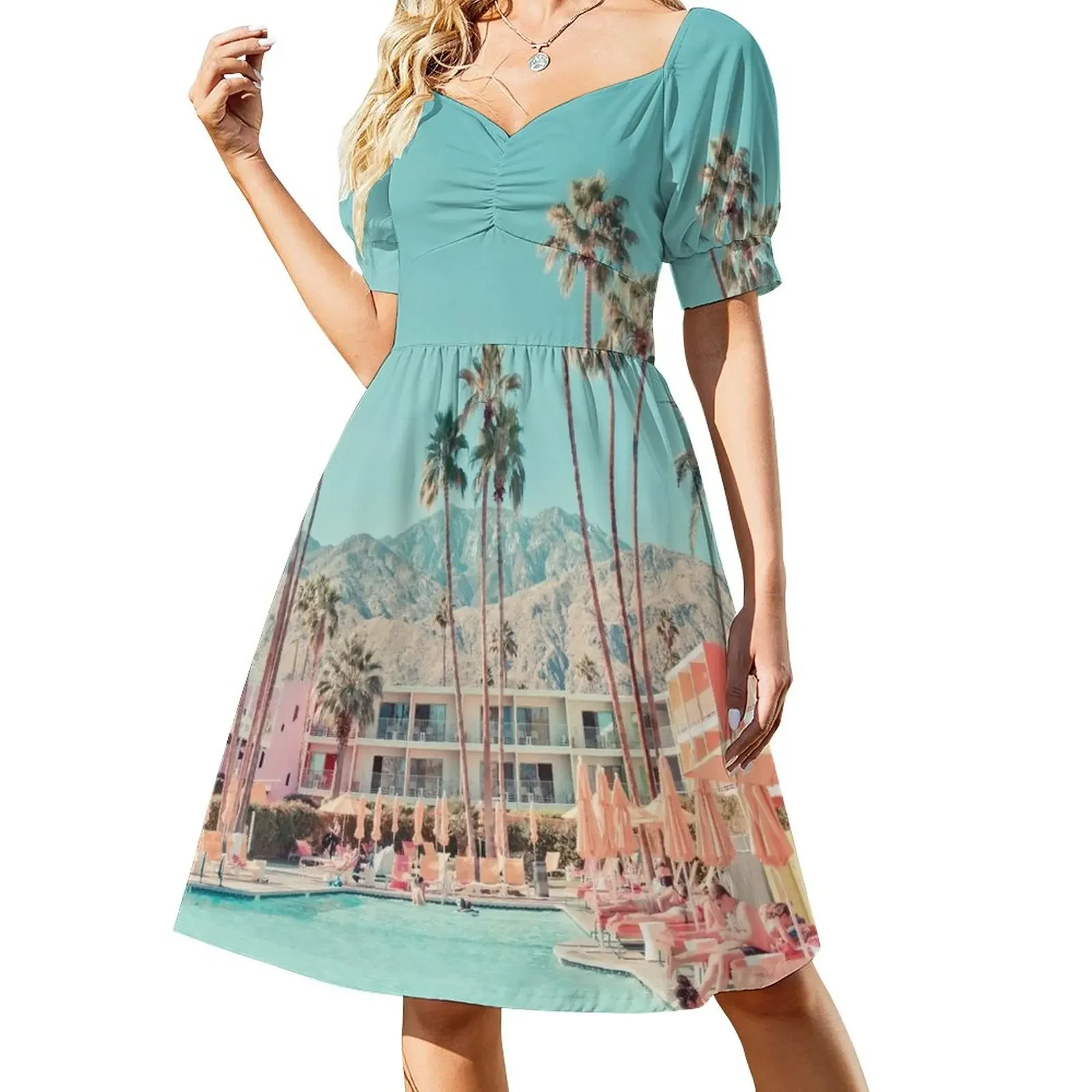 Palm Springs Hotel Saguaro Short-Sleeved Dress Party dresses elegant women's dresses sale dress party night Dress for girls
Palm Springs Hotel Saguaro Short-Sleeved Dress Party dresses elegant women's dresses sale dress party night Dress for girls