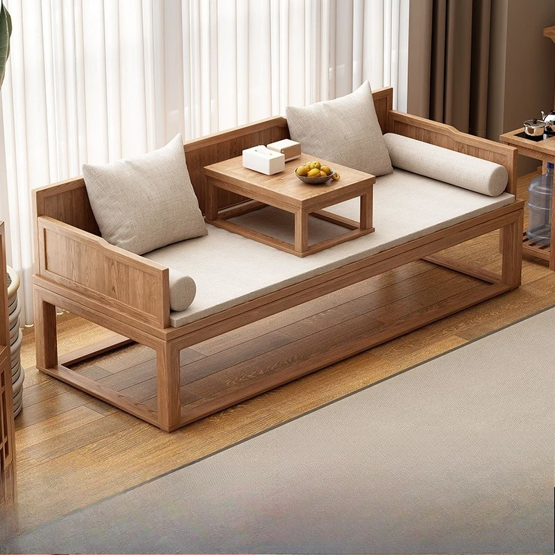 7T solid wood new Chinese Arhat bed, tea table and chair combination sofa, Ming-style furniture, small apartment dual-purpose li
7T solid wood new Chinese Arhat bed, tea table and chair combination sofa, Ming-style furniture, small apartment dual-purpose li