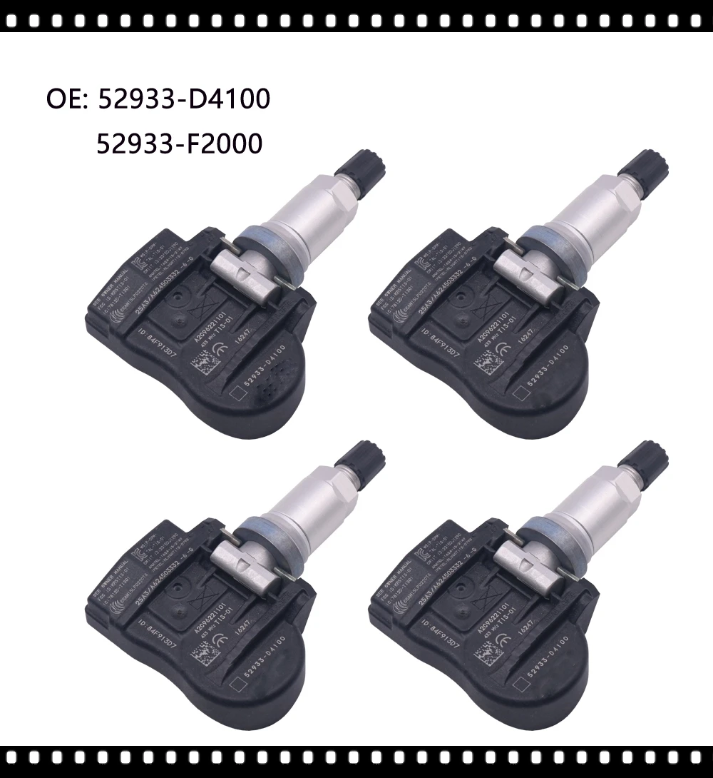 FOR 2015-2021 KIA SPORTAGE 52933-D9100 TPMS Tire Pressure Sensor 52933-D4100 52933 D9100 52933-F2000 52933-D9100
FOR 2015-2021 KIA SPORTAGE 52933-D9100 TPMS Tire Pressure Sensor 52933-D4100 52933 D9100 52933-F2000 52933-D9100