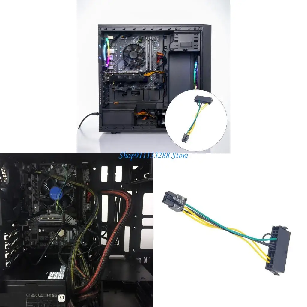 G88D -преобразователи Cable 24PIN до 6PIN разъем для 7050 7080 3669 3050 5050 3668 Адаптер питания материнской платы компьютера. 
G88D -преобразователи Cable 24PIN до 6PIN разъем для 7050 7080 3669 3050 5050 3668 Адаптер питания материнской платы компьютера.