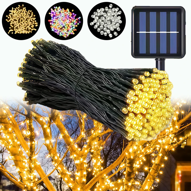 Solar Fairy Lamps Outdoor LED Light String Christmas Decoration for Garden Decor
Solar Fairy Lamps Outdoor LED Light String Christmas Decoration for Garden Decor