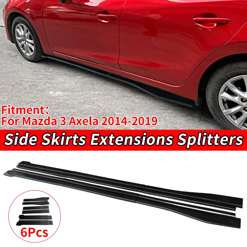 Lip Separator Bumper Sport Style Side Skirt Extension Rocker Plate Automotive Modification Parts For Mazda 3 Axela 2014-2019
Lip Separator Bumper Sport Style Side Skirt Extension Rocker Plate Automotive Modification Parts For Mazda 3 Axela 2014-2019