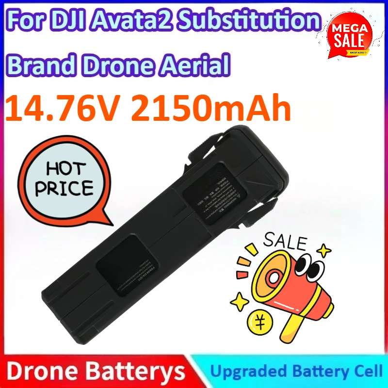 2.15Ah 14.76V Compatible Intelligent Flight Drone Battery for DJI Avata2 Substitution Brand Drone Aerial Photography Accessories
2.15Ah 14.76V Compatible Intelligent Flight Drone Battery for DJI Avata2 Substitution Brand Drone Aerial Photography Accessories