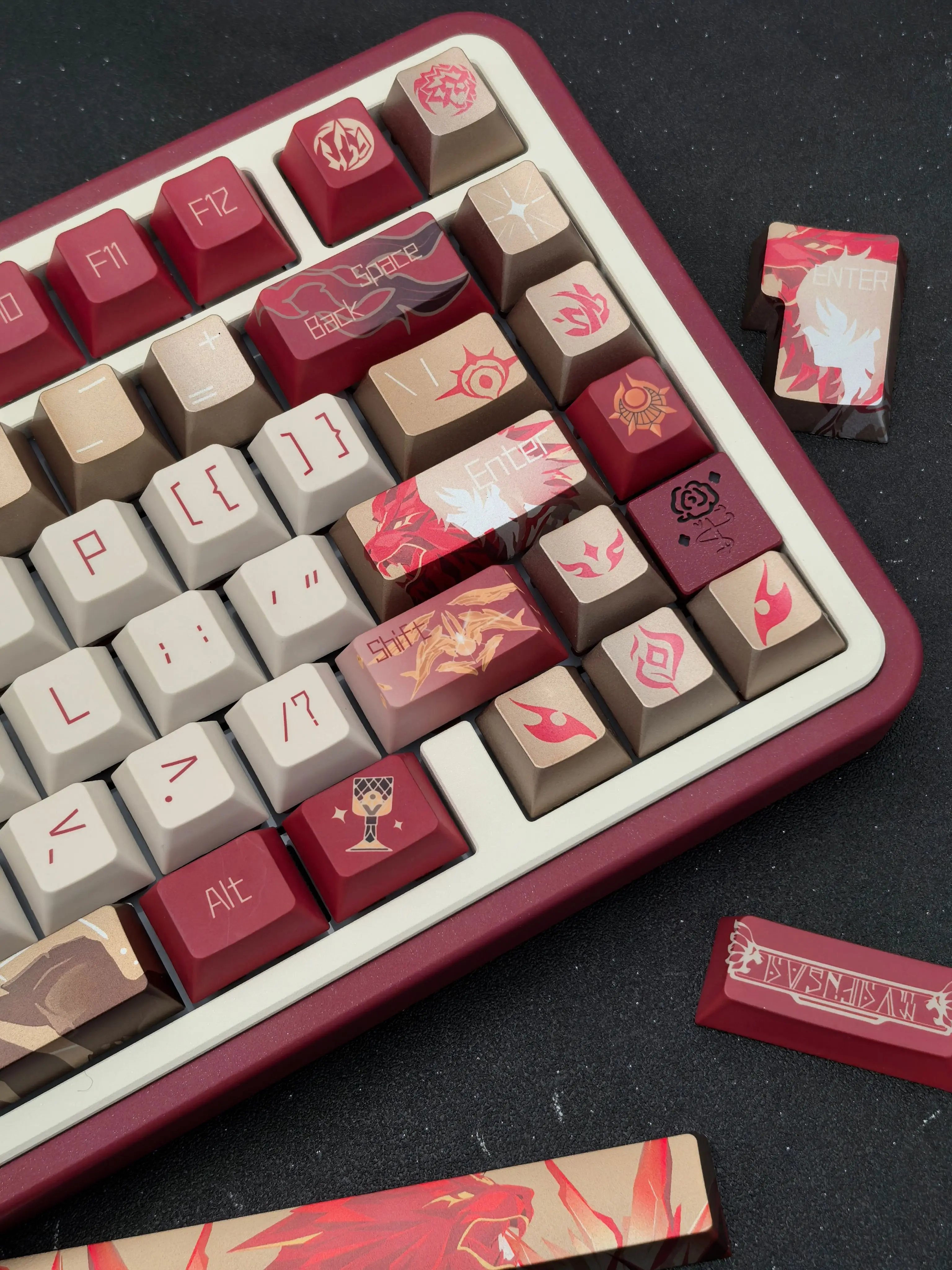 Anime Honkai: Star Rail Mydei Mydeimos Cosplay Metallic Paint Double Spell Keycap Cartoon Keyboard Cap Ornament Accessory Gift
Anime Honkai: Star Rail Mydei Mydeimos Cosplay Metallic Paint Double Spell Keycap Cartoon Keyboard Cap Ornament Accessory Gift