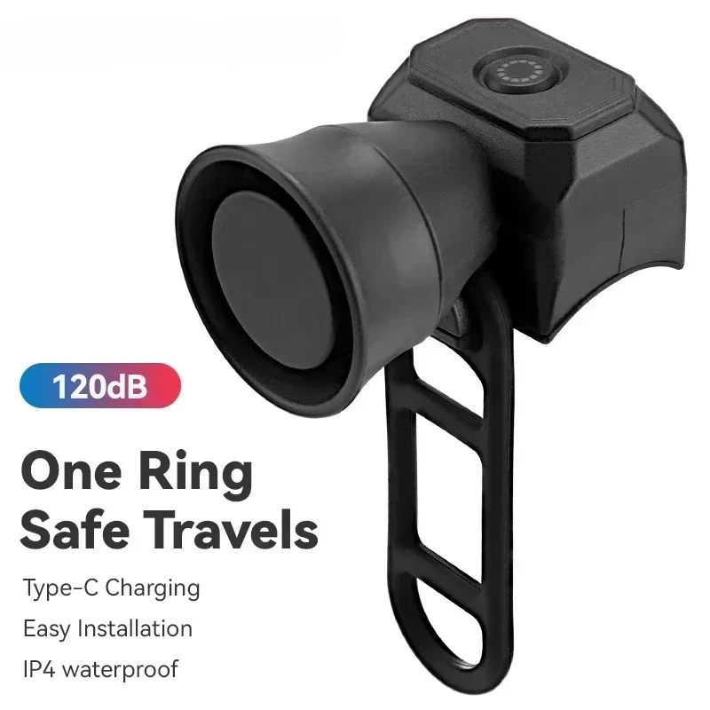 Bike Electric Bell Horn 5 Mode Cycling USB Charging Motorcycle Ring Antitheft Waterproof Alarm Mountain Road Bicycle Accessories
Bike Electric Bell Horn 5 Mode Cycling USB Charging Motorcycle Ring Antitheft Waterproof Alarm Mountain Road Bicycle Accessories