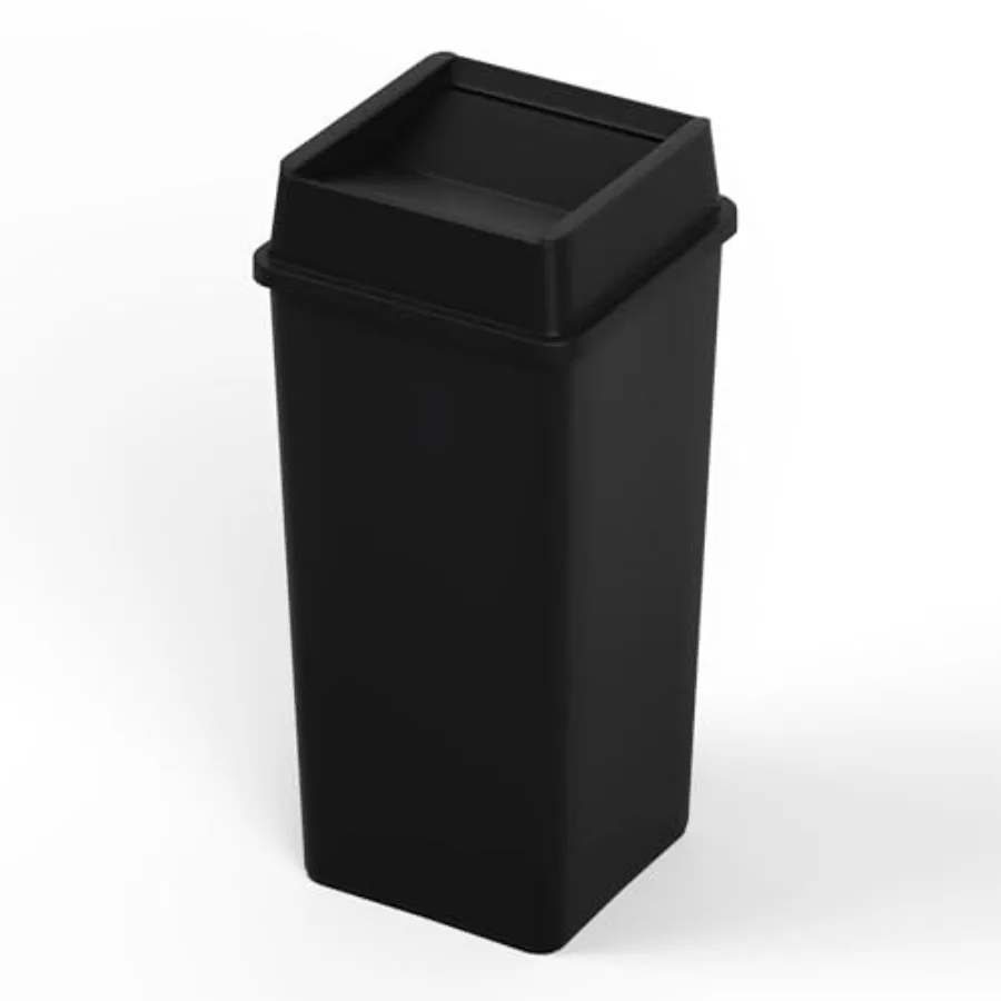 50 Gallon Black Square Commercial Trash Garbage Can with Lid Kitchen Restaurant School Office Outdoor
50 Gallon Black Square Commercial Trash Garbage Can with Lid Kitchen Restaurant School Office Outdoor